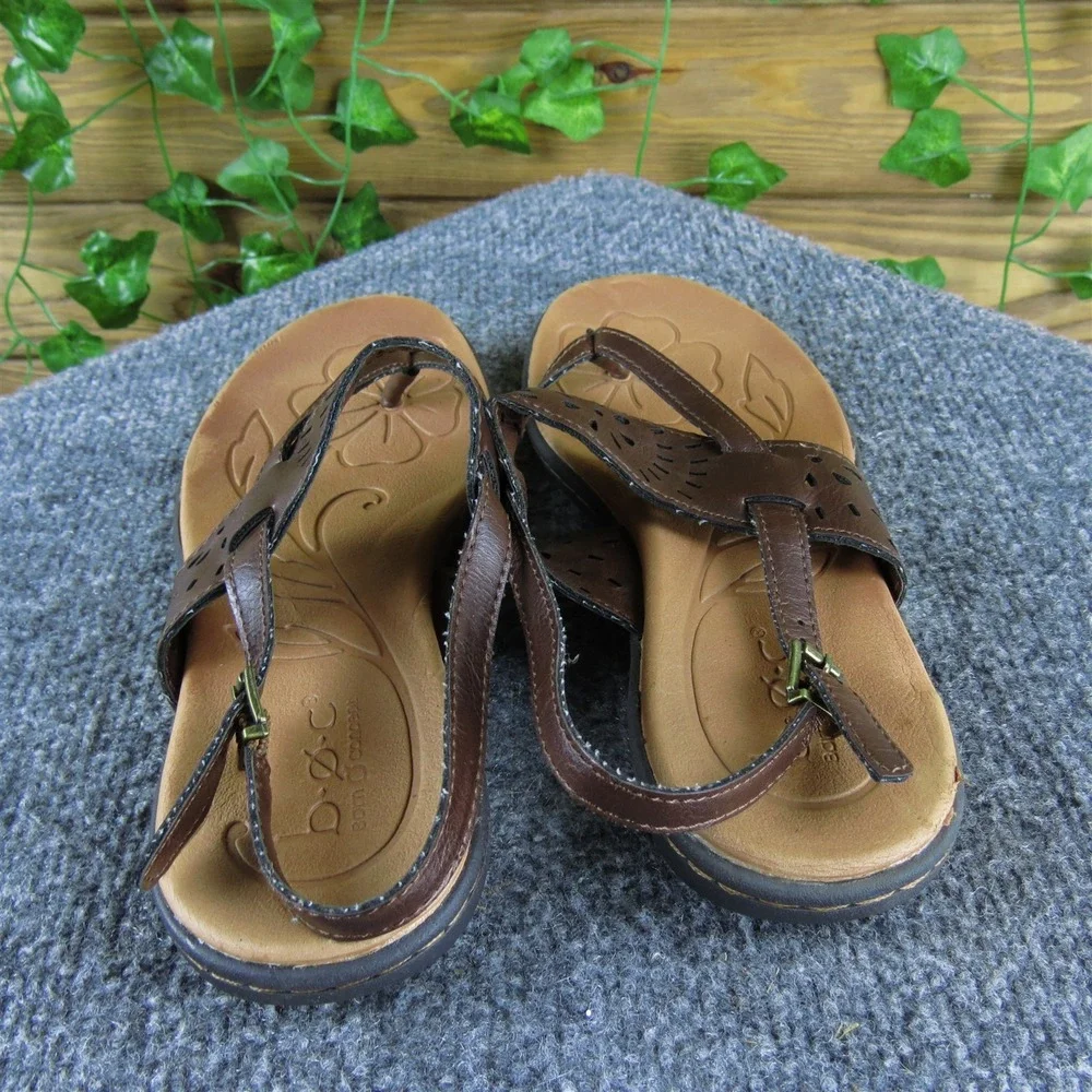 B.O.C Women  Thong Brown Synthetic Sz 6‎ Medium Gently Used 2025